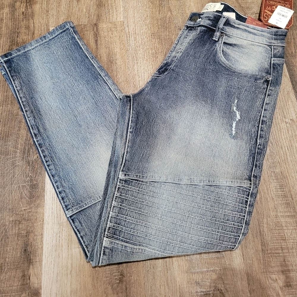 JEANIUS Men's Blue Jeans